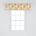 thumbnail image 2 of Ambesonne Jazz Music Window Valance, Folk Music Ensemble, 54" X 12", Multicolor, 2 of 3