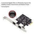 thumbnail image 3 of Pcie Dual Gigabit Etet Rtl8111h Ps Server 2 Rj45 Port Lan Adapter Zc, 3 of 5