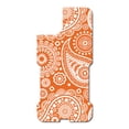 thumbnail image 3 of DistinctInk Custom SKIN / DECAL compatible with OtterBox Commuter for iPhone 11 Pro MAX (6.5" Screen) - Orange White Paisley, 3 of 5