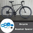 thumbnail image 2 of 1 Set Headset Spacer for Bicycle Handlebar Stem Spacers  28.6mm Fit for 1 1/8 in Blue, 2 of 6
