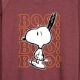 thumbnail image 3 of Peanuts - Boo Snoopy Scared - Women's Lightweight French Terry Long Sleeve Shirt, 3 of 6