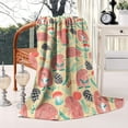 thumbnail image 2 of Cute Pink Hedgehog Pattern Blanket,Comfortable Soft Flannel Throw Blanket,All Season,Warm Lightweight Blankets for Sofa Bed Couch Living Room Chair,60"x80", 2 of 4
