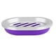 thumbnail image 4 of 4 unids/set accesorios de traje de baño incluye taza soporte para cepillo de dientes dispensador de plato de jabón púrpura, 4 of 5