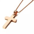 thumbnail image 3 of 20mm*35mm Cross Pendant Necklaces Stainless Steel Silver/Black/Rose Gold/Rainbow, 3 of 9