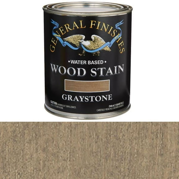 General Finishes Wood Stain Graystone B640-L Quart