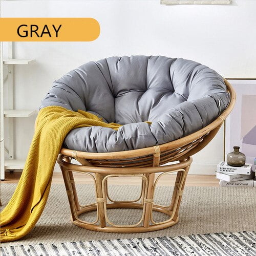 Cojín grueso de columpio para silla de huevo, cesta colgante, almohadilla de asiento para casa, jardín, interior, balcón, mecedora, cojín (sin hamaca) Fivean unisex