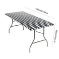 thumbnail image 5 of JingChun Vinyl Fitted Picnic Table Cover, Outdoor Waterproof Picnic Tablecloth with Elastic Edges, 5 of 5
