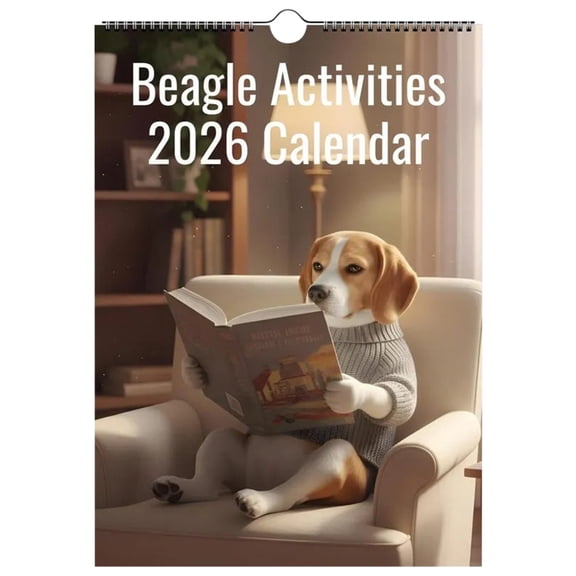 2026 Wall Calendar Dogs Daily Activities, 12 Month Jan–Dec 2026, French Bulldog & Other Breeds Hanging Calendar for Home, Office, Family, Wall Calendar