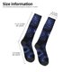 thumbnail image 2 of Fotbe Blue-Purple Raspberries Calcetas Divertidas Estampadas para Hombre y Mujer, Calcetas de Algodón hasta la Rodilla para Caminar, Correr, Enfermería y Embarazo, 2 of 6