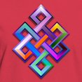 thumbnail image 3 of CafePress - Endless Knot Rainbow T Shirt - Women's Traditional Fit Dark T-Shirt, 3 of 4