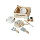 thumbnail image 5 of Juego de cocina de madera, juego de simulación, juego de rol, palillos, utensilios de cocina educativos Montessori, juguete para niñas y niños, 5 of 9