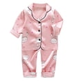 thumbnail image 2 of LSLJS Tout-Petits Enfants Bébés Garçons Filles Hauts+pantalons Pyjamas Vêtements de Nuit Ensembles, Pyjamas pour Enfants, 2 of 4