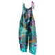 thumbnail image 2 of ICHUANYI Clearance Women Ladies Printed Summer Sleeveless Backless Loose Long Playsuits Rompers Jumpsuit(Mint Green, M) Ichaunyi WER2023080815214, 2 of 5