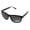 Black & Blue, variant on Womens Plum Plastic Rectangle Sunglass, Gradient Lens 508. 1