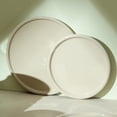 thumbnail image 3 of Stone Lain Eden 4-Piece Dinner Plate Set Stoneware, Beige, 3 of 6