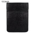 thumbnail image 1 of Funda para portátil Funda de almacenamiento de PU impermeable Funda de repuesto para computadora portátil para MacBook, Negro, 13,3 pulgadas Methold EL5337-02B, 1 of 2