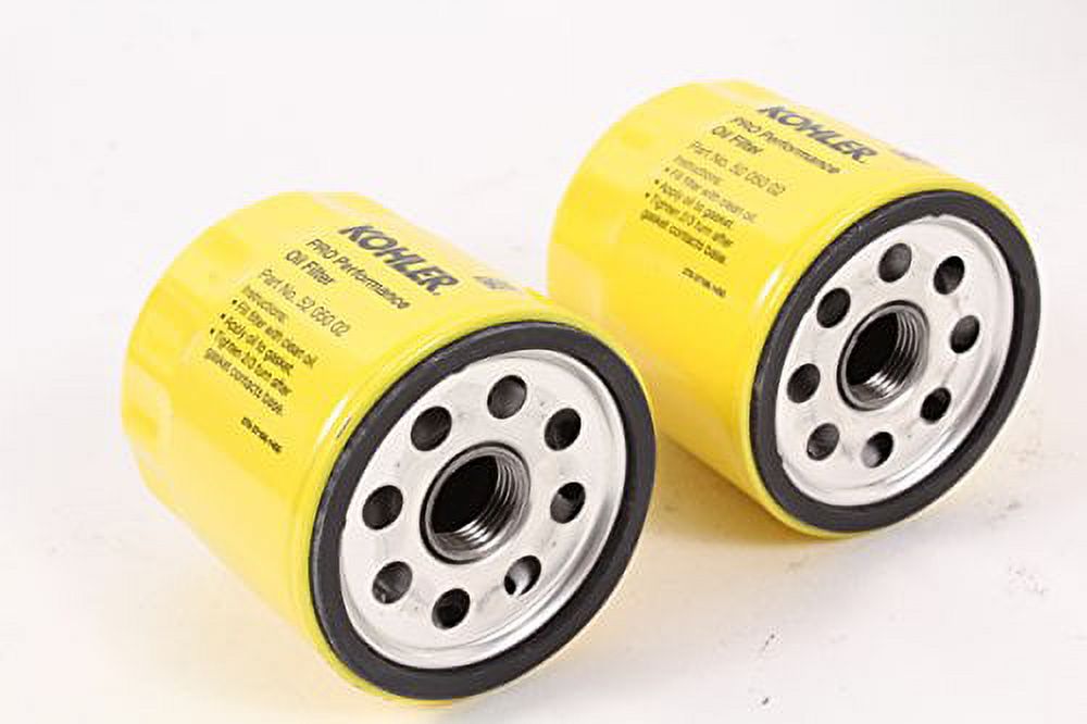 Kohler (2 Pack) 52 050 02-S Engine Oil Filter Extra Capacity For CH11 - CH15