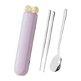 thumbnail image 1 of DOLITY Spoon Chopsticks Set Magnetic Gadgets Tableware Kit for Home Camping Kitchen Purple 3 Pieces, 1 of 9