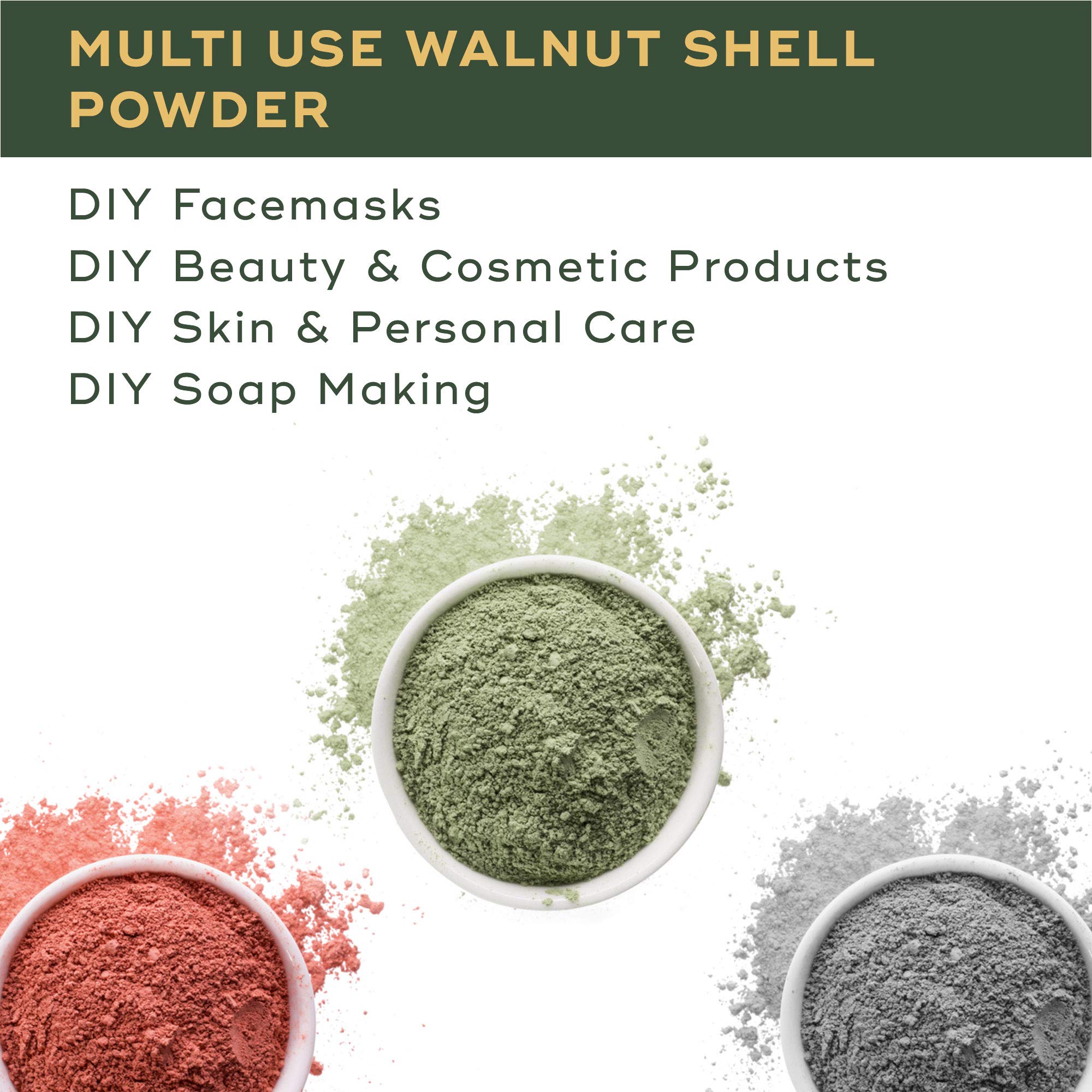 BRM Herbals Rose Petal Powder - 200 Grams For Facemask, Scrub, DIY
