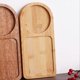 thumbnail image 2 of Tabletop Tea Tray Bread and Milk Separated Breakfast Tray, 2 of 5