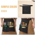 thumbnail image 3 of FENGGUIQU 3Ud Delantal Half Apron Negro Para Estilista Con Organizador De Herramientas Y Cinturón Ajustable, 3 of 8
