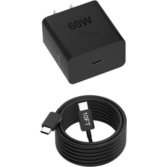 for Samsung 60W Super Fast Type C Charger Fast Charging for Android Phone Charger | with 10FT USB C Chargers Fast Charging Cable for Samsung Galaxy S26 Ultra/S26 /S26/S25Ultra/S25/S24/S23/S22