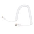 thumbnail image 4 of Cable De Cargador En Espiral USB Tipo C A USB 2.0 Macho, Cable De Extensión De Datos Rápido De 480Mbps Para Teléfono Móvil De 9,8 Pies, 4 of 7