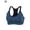 Blue, variant on Padded Seamless Support Removeable Cup Medium Impact Racerback Sports Bra (Women's) 1 Pack