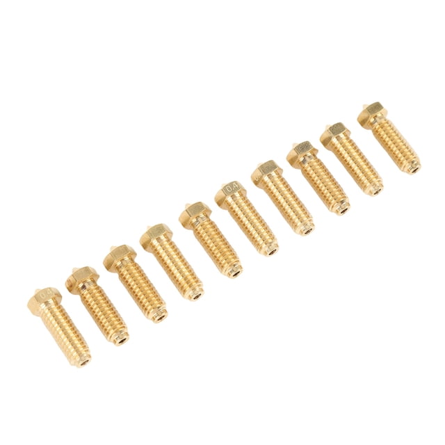 3D Printer Brass Nozzle Replacement Kit Printing Machine Nozzles Set for Kobra 3 Combo S1 Extruder Hotend