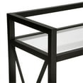 thumbnail image 4 of Evelyn&Zoe 38" Blackened Bronze Metal/Glass Bar Cart, 4 of 10