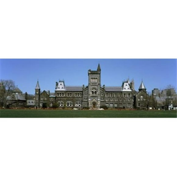 Facade of A Building University of Toronto Toronto Ontario Canada Poster Print, 18 x 6
