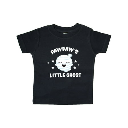 

Inktastic Cute Pawpaw s Little Ghost with Stars Gift Baby Girl T-Shirt