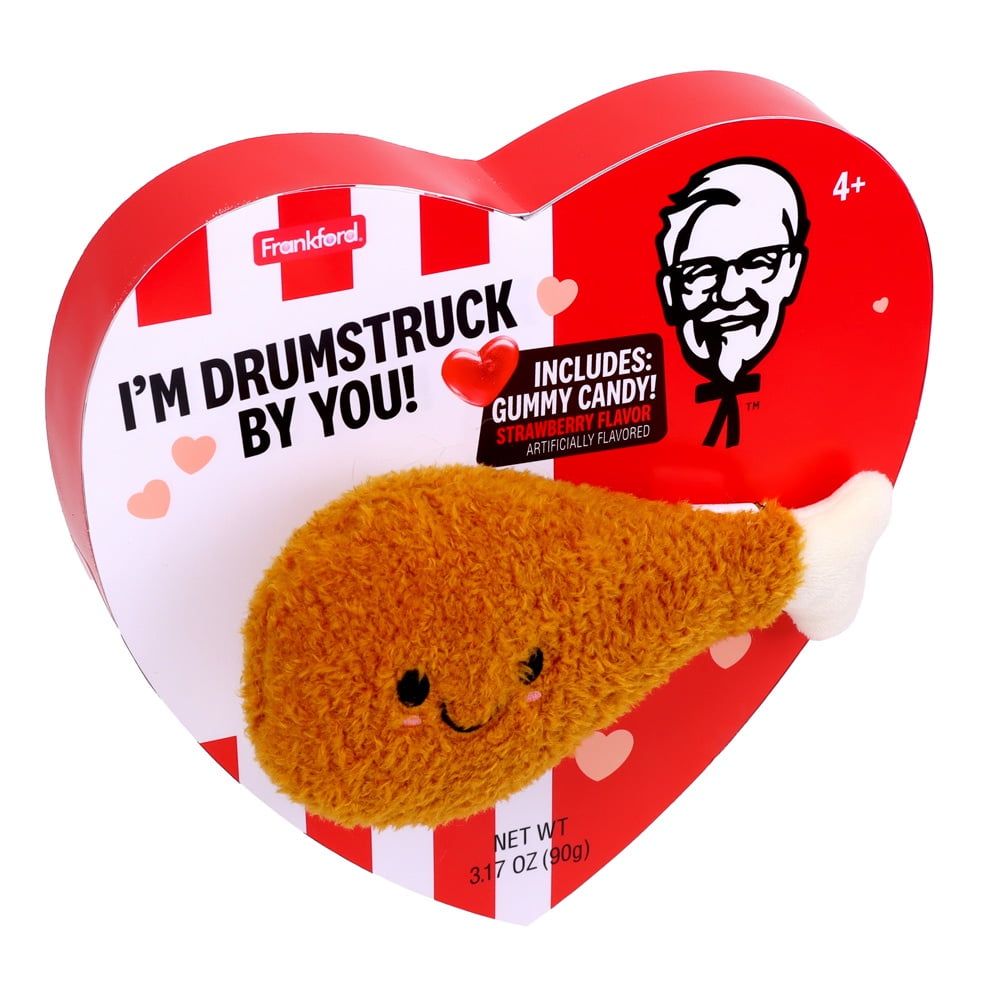 PR Frankford KFC Valentine's Day Candy Heart Box w/Plush, 3.17oz