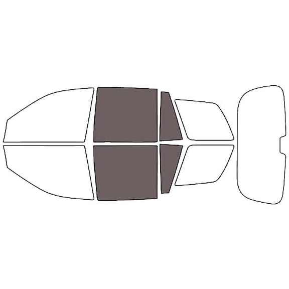 Avery Dennison NR Nano Ceramic IR Window Tint Kit Compatible with Hyundai Santa Fe 2001-2006 - Back