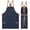 Blue, variant on Chef Apron Artist Painting Gardening Work Apron Barista Bartender Barber Shop Apron, Cross Back Adjustable Strap Men Women Canvas Aprons with Large Pockets for Kitchen Cooking Baking Grilling – Black