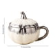 thumbnail image 3 of Taza de Cerámica con Forma de Calabaza, Tapa y Cuchara | Taza de Café Electrochapada de 300 Ml | Regalo Ideal para Halloween | Taza de Desayuno Estilo Europeo En Plata, Verde, Dorado y Verde Menta, 3 of 6