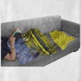 thumbnail image 6 of Yellow Flower Soft Flannel Fleece Blanket, Rural Spring Scenery in Northern Shaanxi China Blossoming Farmland, Cozy Plush for Indoor and Outdoor Use, 50" x 60", Hunter Green Yellow, by Ambesonne, 6 of 6