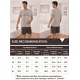 thumbnail image 5 of Men's short-sleeved short pants casual fashion suitable for wearing outside, home wear set, 5 of 5