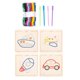 thumbnail image 2 of Rompecabezas de bordado para niños, juguete de madera con cordones, juguete Montessori, juguete de desarrollo colorido vehículos, 2 of 9