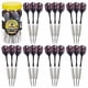 thumbnail image 1 of Juego de dardos con punta de acero Fat Cat de 20 g (paquete de 21) con tarro de almacenamiento, 1 of 6