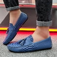 thumbnail image 5 of Men's Casual Loafers Slip On Leather Shoes Lightweight Driving Shoes Moccasins Classic Penny Loafer Flats Boat Shoes Outdoor Walking Shoes, 5 of 11