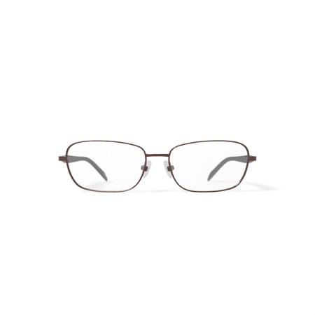 Laura Ashley Women's Mia Rectangular Prescription Eyeglasses with Case, Rose/Tort