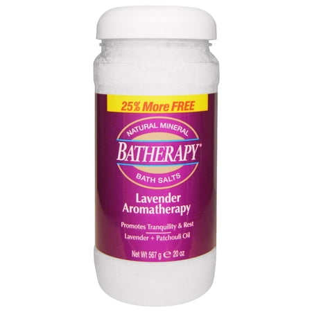 Queen Helene Batherapy Bath Salts, Lavender Aromatherapy, 20 Oz