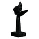 thumbnail image 1 of Escultura de figura Resina Figura Escultura Besos Figuras Festival Decoración Escena Diseño Artesanía Artesanía Arte creativo Estatua para escritorio , negro Fanmusic Escultura de figura, 1 of 7
