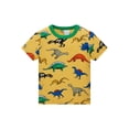 thumbnail image 2 of WIBACKER 3-8Y Toddler and Little Boys 2-Piece Dinosaur Pajamas Set 100% Cotton Short Sleepwear Kids Summer Pjs, 2 of 10
