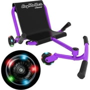 EzyRoller Classic Ride On Scooter for Kids Ages 4+ - Purple LED Limited Edition