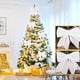thumbnail image 4 of CHAO 5 uds lazo de cinta navideña 17cm lazos navideños de gran tamaño lazos de cinta adornos decoración navideña para árboles de Navidad envoltura de regalos Navidad Tr, 4 of 5