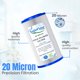 thumbnail image 3 of Cartucho de filtro de agua SafeFlow Essentials de 20 micras (paquete de 6), 3 of 6