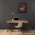 thumbnail image 4 of Robinson, Tamara 20x24 Black Modern Framed Museum Art Print Titled - Deer I, 4 of 5
