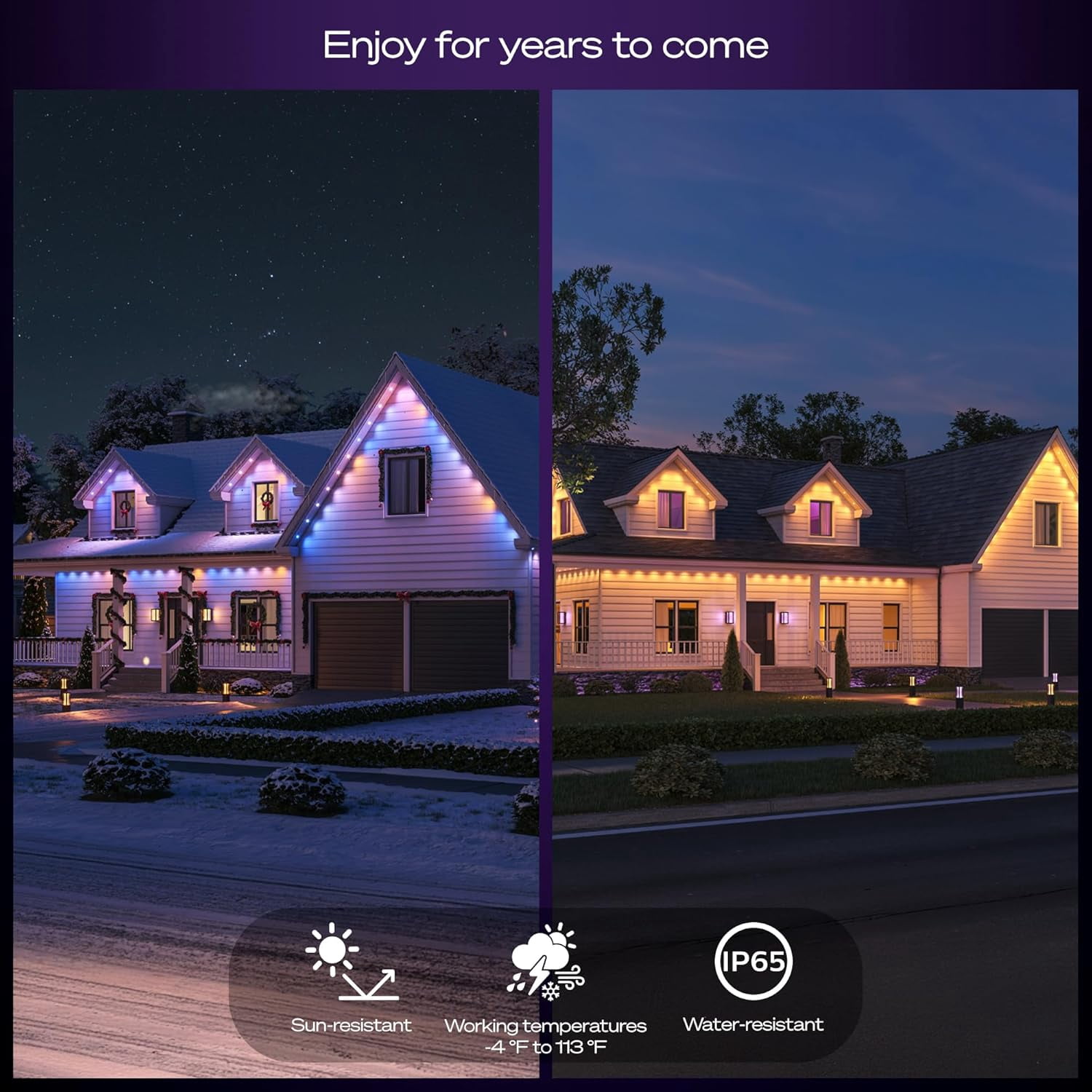 Philips Hue Festavia Permanent 90 FT/48 Lights White